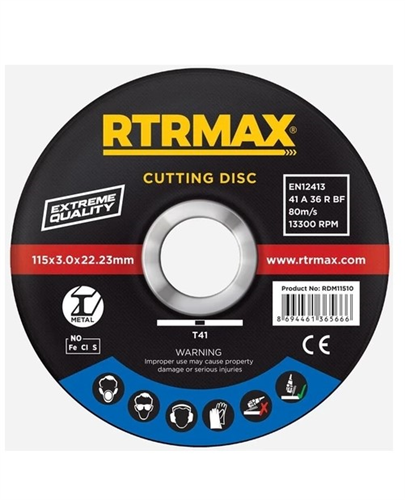RTRMAX İNOX KESİCİ 115 X 1.0 X 22 ( 50 AD ) RDM11510